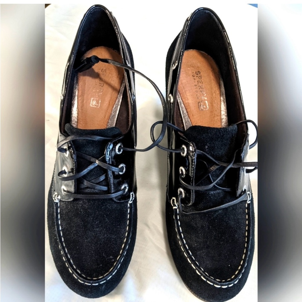 Sperry Black Women's Boat Shoes
